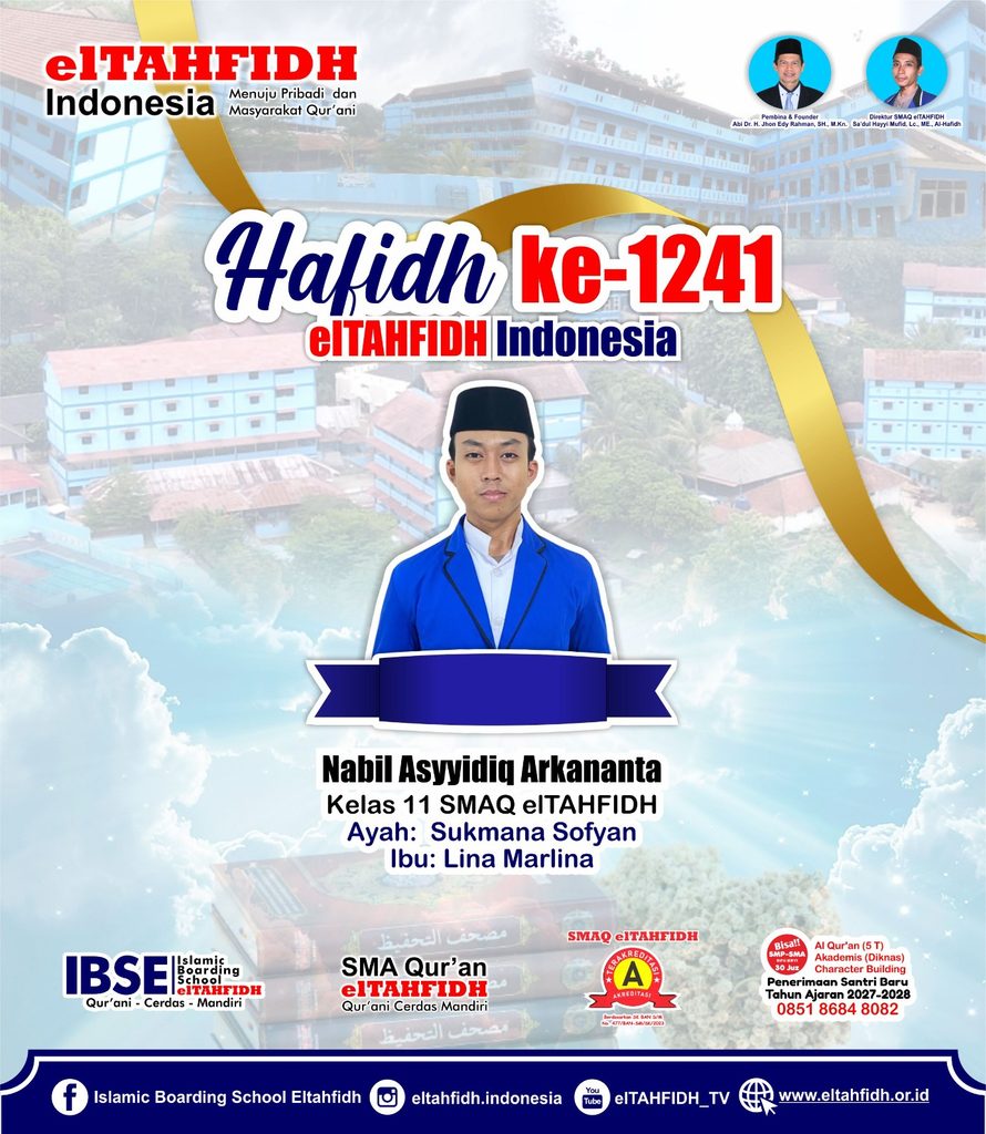 Jum’at Berkah: elTAHFIDH Indonesia Sukses Cetak Hafizh ke-1241